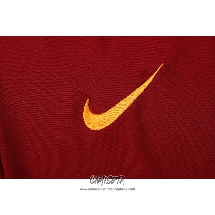 Camiseta Polo del Roma 2020-2021 Rojo